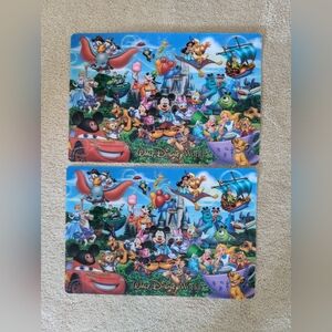 Authentic Walt Disney World 3D place mats